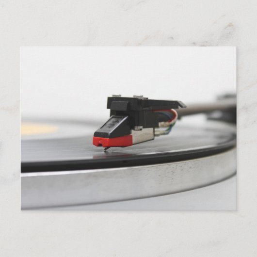 Carte Postale DJ Vinyl Vintage (Devant)