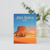 Carte Postale Djebel Barkal Soudan (Debout devant)