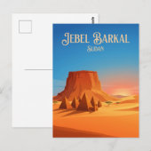 Carte Postale Djebel Barkal Soudan (Devant / Derrière)