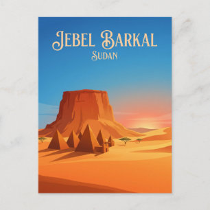 Carte Postale Djebel Barkal Soudan