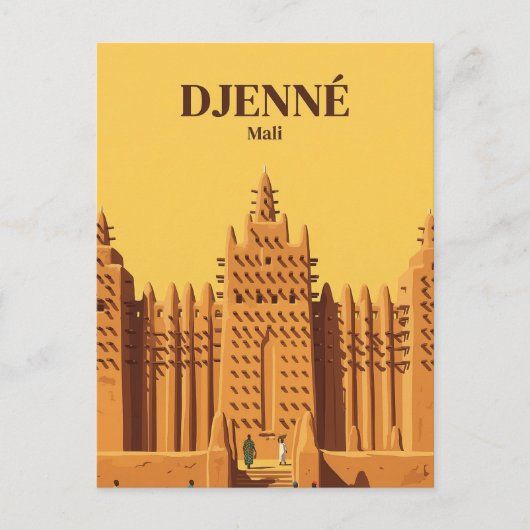 Carte Postale Djenné, Djenné, Mopti (Devant)