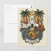 Carte Postale Djerba Island Tunisia Travel Postcard (Devant / Derrière)