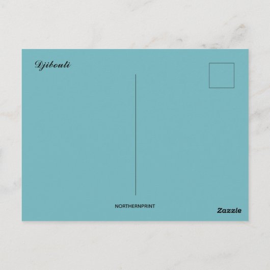 Carte postale Djibouti (Dos)