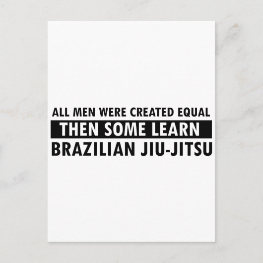 Carte Postale Djiu-Jitsu brésilien (Devant)