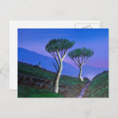 Carte Postale DMZ Corée Monts de surveillance militaire (Devant / Derrière)