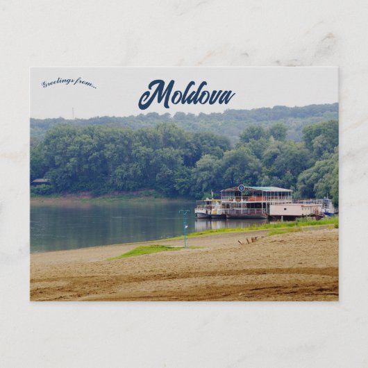 Carte Postale Dniester Moldavie (Devant)