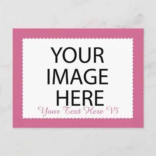 Carte Postale do-it-yourself Cadre Photo Personnalisé Que Vous C (Devant)