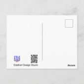 Carte postale do-it-yourself canard touffu (Dos)