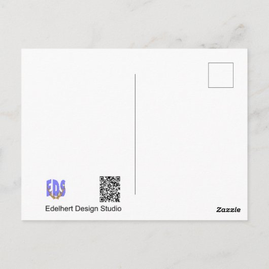 Carte postale do-it-yourself chat Ragdoll (Dos)