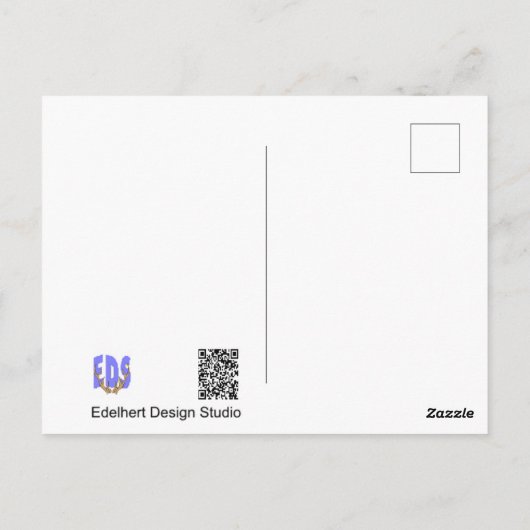 Carte postale do-it-yourself écureuil doux (Dos)