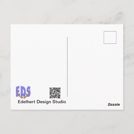 Carte postale do-it-yourself Fleur orange Kniphofi (Dos)