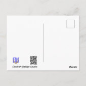 Carte postale do-it-yourself Fleur Orange Strelitz (Dos)