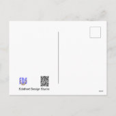 Carte postale do-it-yourself hibou à oreilles long (Dos)