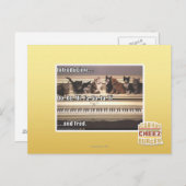 Carte Postale Do, Re, Mi, Fa, Alors, La, Ti, Fred (Devant / Derrière)