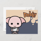 Carte Postale Dobby Cartoon Caractère Art (Devant / Derrière)
