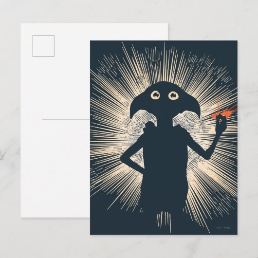 Carte Postale Dobby jette un sort (Devant / Derrière)