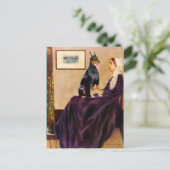 Carte Postale Doberman 1 - La mère de Whistler (Debout devant)