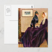 Carte Postale Doberman 1 - La mère de Whistler (Devant / Derrière)