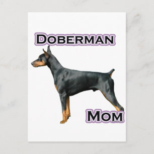 Carte Postale Doberman Pinscher Maman 4