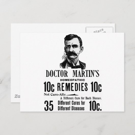 Carte Postale Doc Martins (Devant / Derrière)