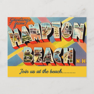 Carte postale d'occasion de Hampton Beach NH