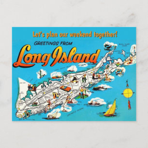 Carte postale d'occasion de Long Island, NY