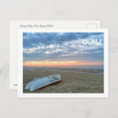 Carte postale d'Ocean City, New Jersey - Bateau de (Devant / Derrière)