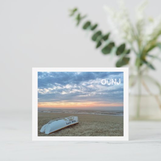 Carte postale d'Ocean City, New Jersey - Bateau de (Debout devant)