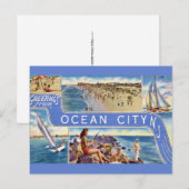 Carte postale d'Ocean City NJ (Devant / Derrière)