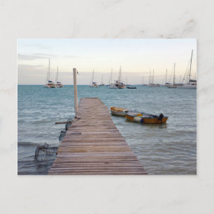 Carte Postale Dock and lobster pots