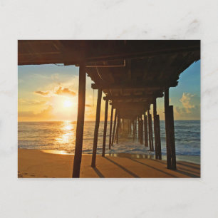 Carte Postale Dock At Sunrise