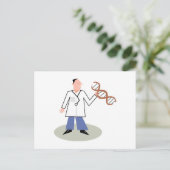 Carte Postale Docteur ADN (Debout devant)