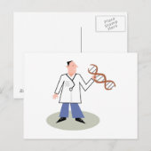 Carte Postale Docteur ADN (Devant / Derrière)