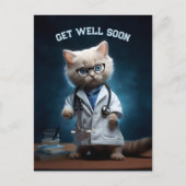 Carte Postale Docteur Chatton Prompt rétablissement (Devant)