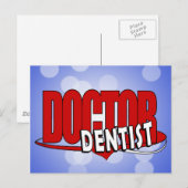 CARTE POSTALE DOCTEUR DENTIST DE LOGO (Devant / Derrière)