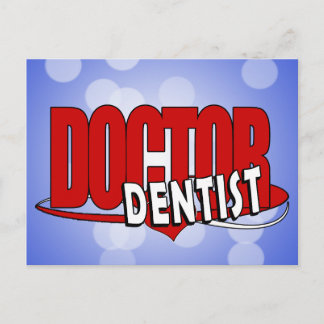 CARTE POSTALE DOCTEUR DENTIST DE LOGO