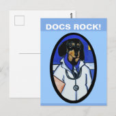 CARTE POSTALE DOCTEUR DOXIE (Devant / Derrière)