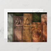 Carte Postale Docteur - Extraits composés & Sarsaparilla (Devant / Derrière)