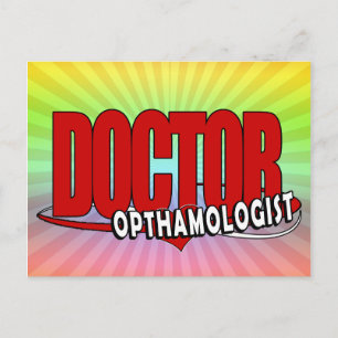 CARTE POSTALE DOCTEUR OPHTALMOLOGUE DE LOGO
