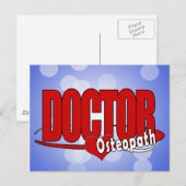 CARTE POSTALE DOCTEUR OSTEOPATH DE LOGO (Devant / Derrière)
