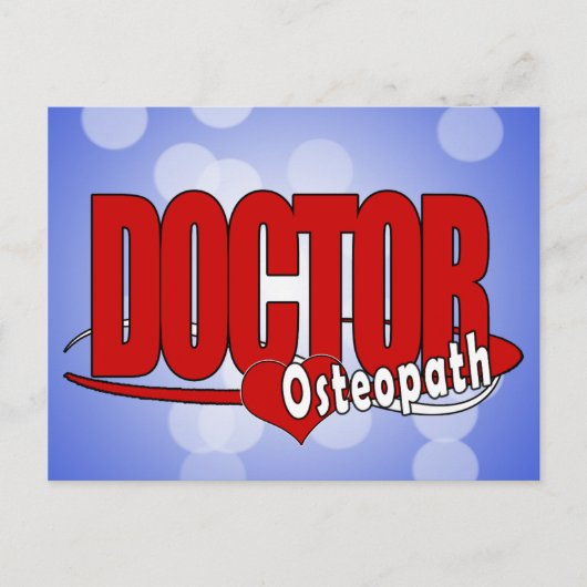 CARTE POSTALE DOCTEUR OSTEOPATH DE LOGO (Devant)