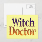 Carte Postale Docteur sorcier (Devant / Derrière)