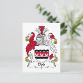 Carte Postale Dod Family Crest (Debout devant)