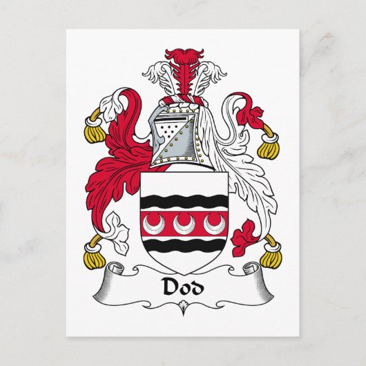 Carte Postale Dod Family Crest (Devant)