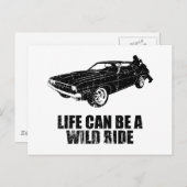 Carte Postale Dodge Challenger 1970 (Devant / Derrière)