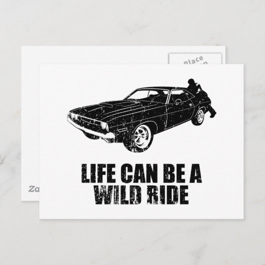 Carte Postale Dodge Challenger 1970 (Devant / Derrière)