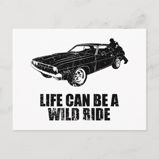 Carte Postale Dodge Challenger 1970 (Devant)