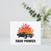 Carte Postale Dodge Hemi Challenger 1970 (Debout devant)