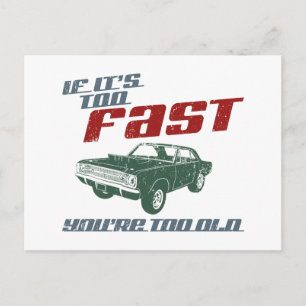 Carte Postale Dodge Hurst Hemi Dart 1968