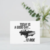 Carte Postale Dodge Hurst Hemi Dart 1968 (Debout devant)